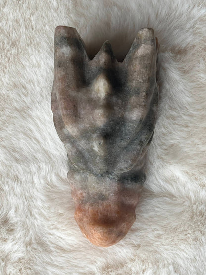 Roze Maansteen Draak – Vrouwelijke Wijsheid, Emotionele Harmonie & Innerlijke Rust