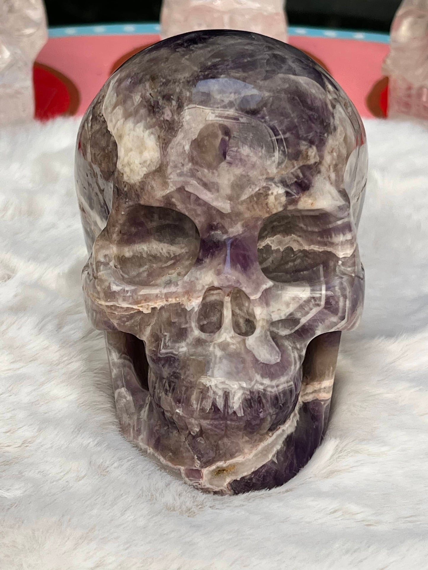 Amethist L Skull / kristallen schedel