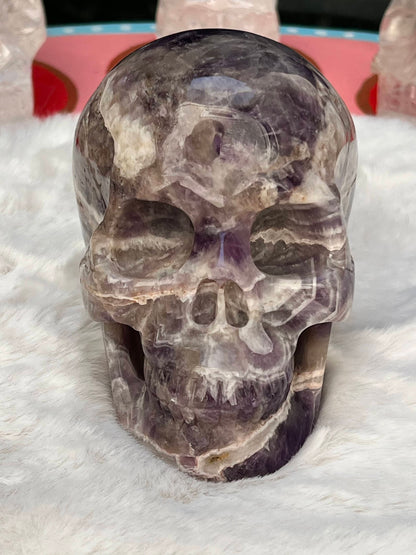 Amethist L Skull / kristallen schedel