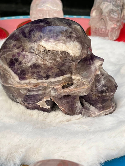 Amethist L Skull / kristallen schedel