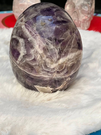 Amethist L Skull / kristallen schedel