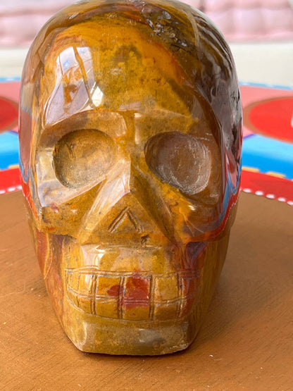 Oceaan Jaspis L Skull/ kristallen schedel