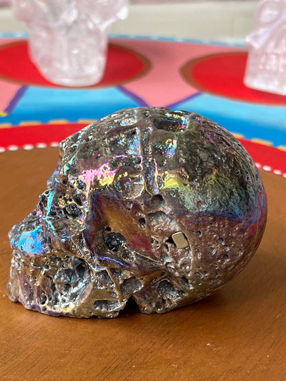 Sphaleriet aura M Skull/ kristallen schedel