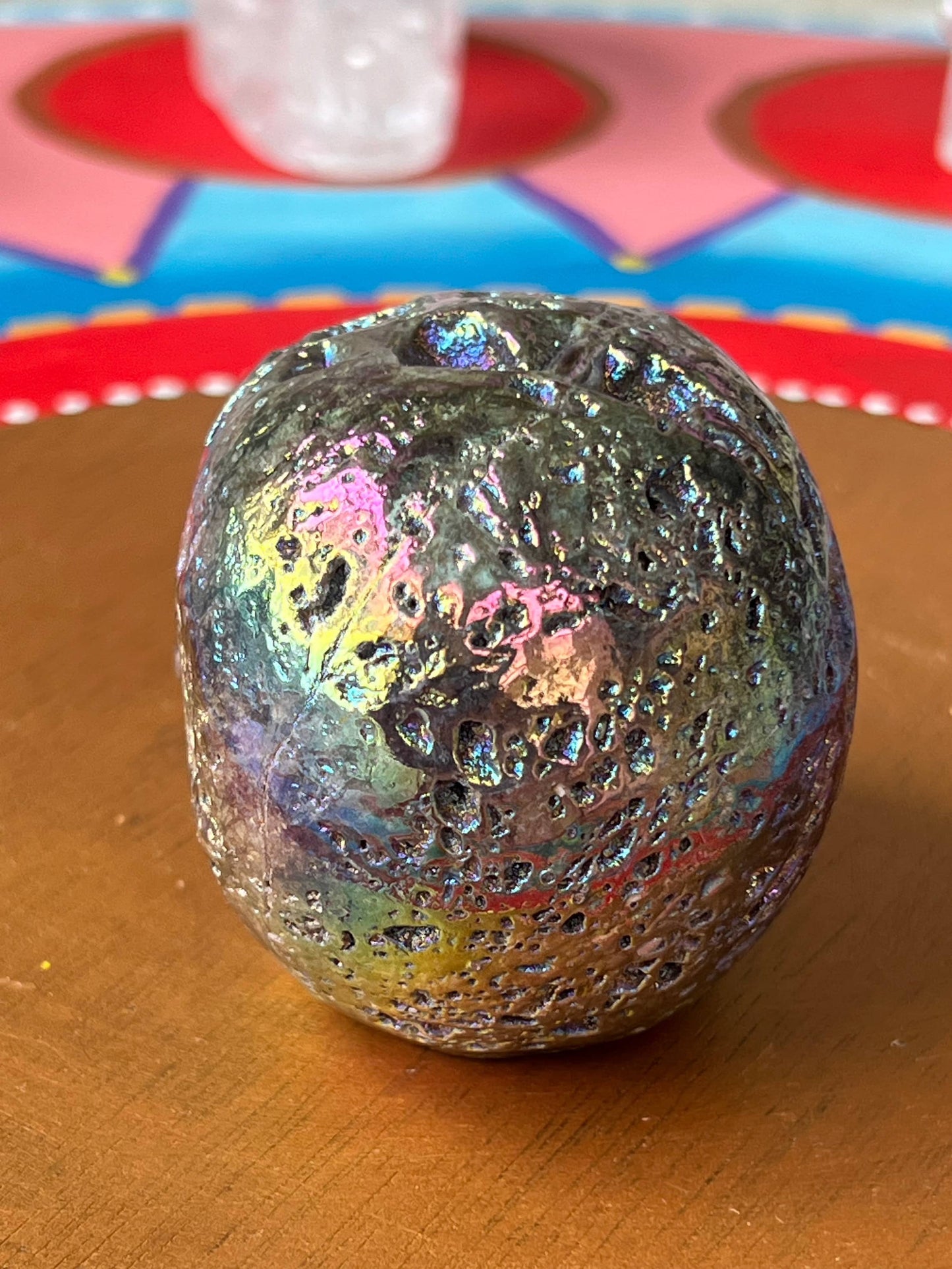 Sphaleriet aura M Skull/ kristallen schedel