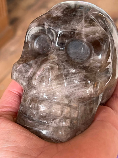 Rookkwarts L Skull/ kristallen schedel