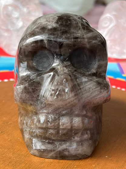 Rookkwarts L Skull/ kristallen schedel