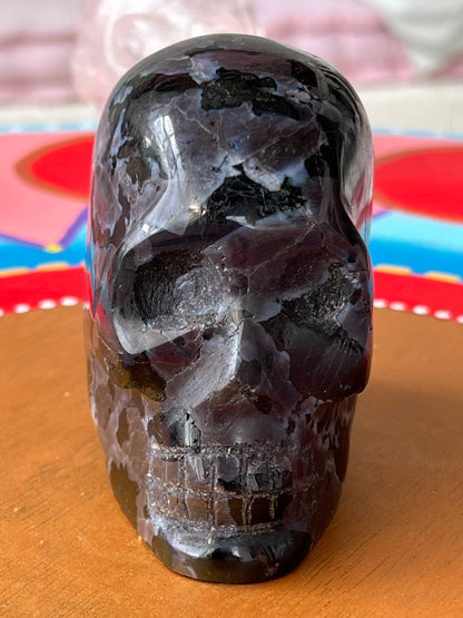 Gabbro M/L Skull/ kristallen schedel