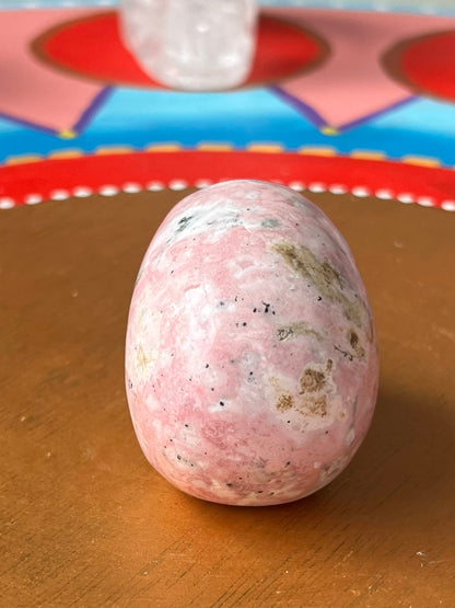 Rhodoniet S Skully/ kristallen schedel