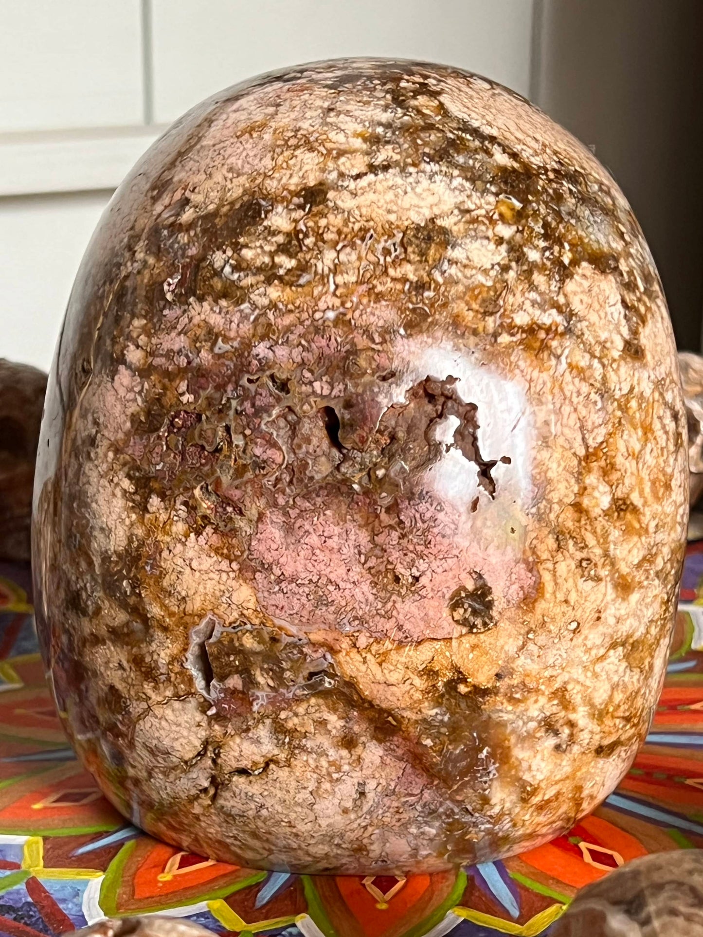 Oceaan Jaspis XL Skull/ kristallen schedel 4+ kilo