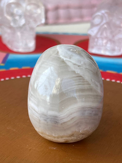 Witte Onyx S Skull/ kristallen schedel