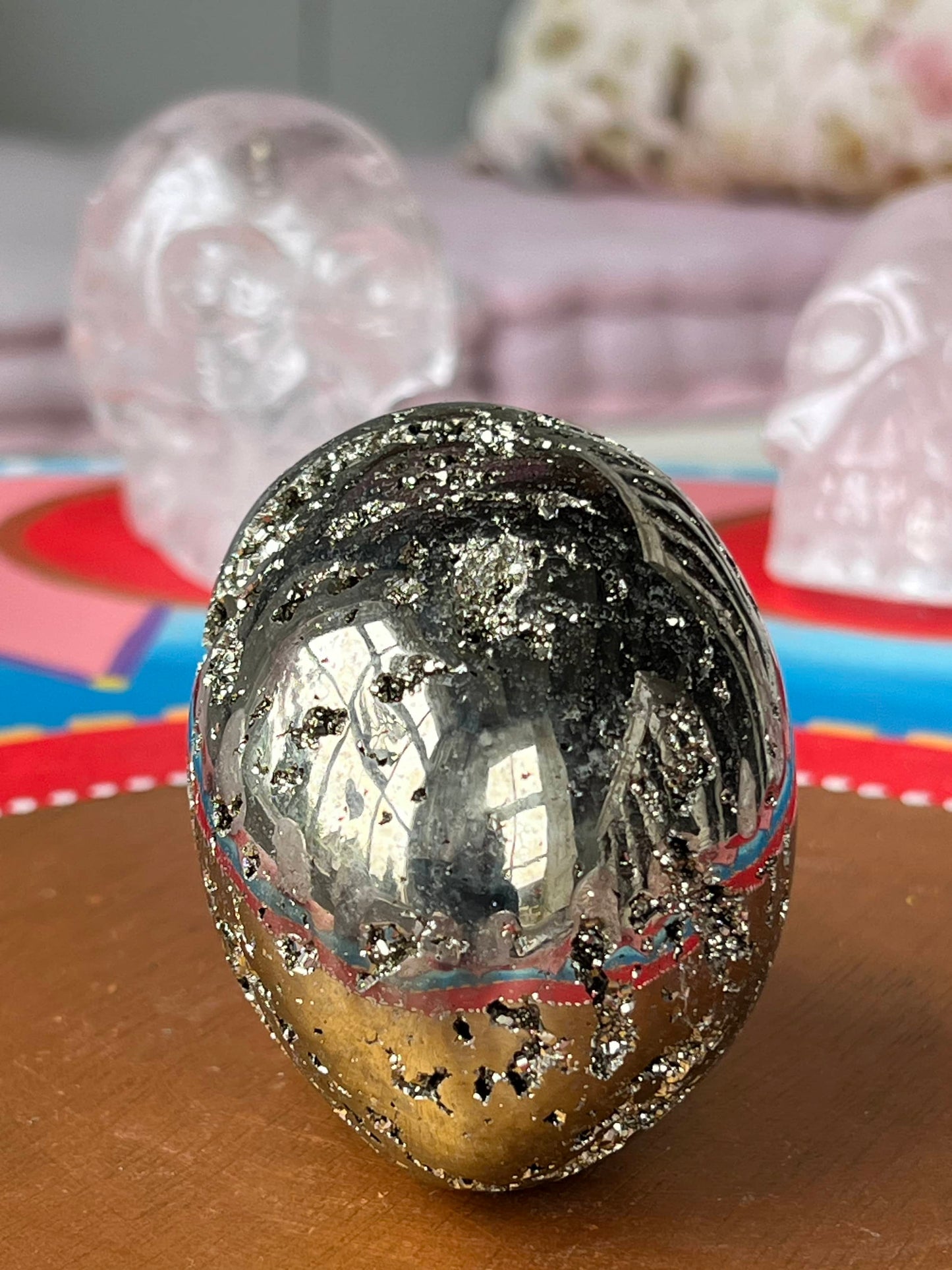 Pyriet M Skull/ kristallen schedel