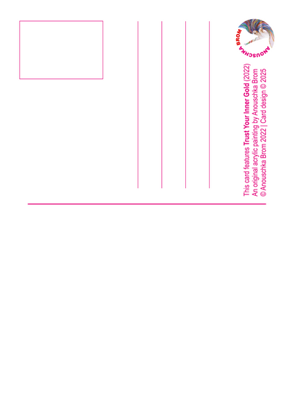 Trust Your Inner Gold – Krachtkaart A6